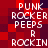 Pixelated text on a red and dark purple background with no visible motion changes