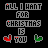 Animated contact sheet of 18 frames showing a Christmas-themed text-based icon with changing colors and heart symbols on black background.