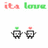 Pixelated image with two robot icons on white background and green text reading 'I LOVE KAROT 4EVER' on green background.