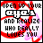nine pixelated displays the text 'OPEN UP YOUR EYES AND REALIZE WHO REALLY LOVES YOU' with red circular overlays and varying eye coloration