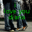 Pixelated image of two figures in dark clothing with green text overlay reading 'i love you diana' against a blurred background.