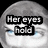 A four- of a person's face with text overlays and changing eye expressions against a black background