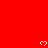 Red background with white pixelated heart symbols scattered across it, some partially obscured by a gray rectangular shape.
