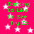 Bright pink background with white stars and green text reading "Dancing Id Like To See Try It" repeated in four identical sections.