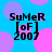 Blue background with overlapping pink and purple circles; black text "SuMeR [oF] 2007" in four quadrants.