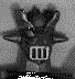 A four- shows a pixelated character with dark hair and a mask-like face, transitioning between poses where the head turns left to right while holding a rectangular object