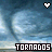 Two side-by-side pixelated images of a tornado with heart icons above and 'TORNADOS' text below, differing only in color scheme.