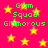 A static image with a bright pink background filled with yellow stars and green text reading "Glam Squad Glamorous" in a pixelated style.