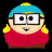 Pixelated cartoon character with blue beanie and red jacket on left, green text logo on right against dark background.