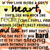 Pixelated static image with yellow and orange background, black text reading 'Hear', and scattered dark shapes.
