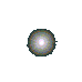 circular pixelated icons with glowing centers in various colors and layered borders on a gray background