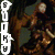 Pixelated image of a person in dark clothing holding a golden object, with vertical text reading "PICKY" on the left side.
