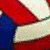 Animated sequence showing a red, white, and blue volleyball with text elements changing across frames.