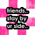 Pixelated text blocks on a pink-and-white checkered background with partial anime-style character art below.