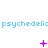 Animated sequence of purple pixelated symbols over repeated light blue text on white background.