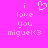 Pixelated text and heart symbol on bright pink background, with identical left and right text blocks.