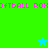 Pixelated icon with green and cyan quadrants, pink text repeating 'SOFTBALL RO', and two stars in blue and green.