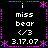 Pixel art icon with black background, white text elements, and pink decorative borders arranged in a symmetrical pattern