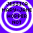 Four identical pixelated circular icons with white rings on purple background display text "JESSICA MARY-JANE HOPPER NOT" in black block letters.