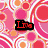 Four distinct animated buddy icon display text and patterns: pink floral, swirling colors with 'Love', dancing figure with 'dance', and colorful dots with 'I <3 Dance'