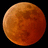 Three circular orange-brown celestial bodies with textured surfaces against a black background, one in the bottom-right corner replaced by solid gray.
