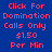 Four identical pixelated display red text on colored backgrounds with pricing details