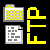Static pixel art shows two gray-framed documents with yellow and gray checkered patterns above a white document with gray rectangles, next to large yellow block letters on black background.