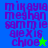four displays the names mikayla, meghan, sammie, alexis, chloe in purple pixelated text over blue and green backgrounds with a star symbol changing color