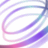 Animated sequence of red pixelated text on a swirling purple-pink background with repeated phrases and emoticons.