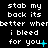 Pixelated text animation on black background with cyan punctuation changes across frames.