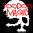 Pixelated skull icon with red 'Voodoo Magic' text, showing three distinct color variations of the same design.