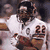 A pixelated image of a football player in white jersey with number 22, alongside orange text reading "GO FORTE GO" and the Chicago Bears logo.