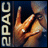 Static 48x48 pixel buddy icon featuring a stylized hand gesture with vertical text on the left side against a dark background.