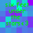 Pixelated green text reading "six feet under the stars<3" on a blue-purple checkered background with no visible animation changes.