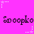 A static image with a bright pink background featuring repeated text and star-shaped elements.