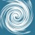 Four spiral patterns in white, light blue, and pink on a dark blue background with partial text "Whoa" visible.