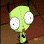 Animated contact sheet of a green cartoon alien character with large eyes in various poses and backgrounds, including running, standing, and floating.