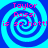 Pixelated spiral background with pink text reading "Taylor Rossi is so hott!" in four identical quadrants.