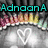Animated icon with repeated text and heart symbols, featuring color variations in text and background elements.