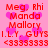 Pixelated red text on pink background with floating hearts, repeating names and numbers in two