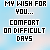 12 text-based on a light blue sky background with soft clouds, each displaying a wish for someone