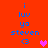 Blue pixelated text on red background with pink heart symbols, showing two identical static frames side-by-side.