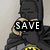 Batman-themed buddy icon with text overlays: 'SAVE' over a Batman figure, 'ME' over the Batman logo, and 'BATMAN' over a close-up of Batman's face.