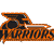 Pixelated orange and black vehicle with visible engine and wheels, featuring stylized text below.