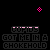 Animated pixel art sequence featuring pink and gray text with scattered symbols on a black background, displaying variations of 'CUPIDS GOT ME IN A CHOKEHOLD'