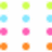 colored circular icons with a black text overlay reading 'All' and a pink heart symbol on the right