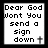 Six white rectangular with black pixelated text and small crosses, arranged in a on a black background