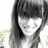 A black-and-white animated icon shows a person with long dark hair and bangs in four distinct poses across two , each containing left-to-right variations