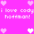 Pixelated pink background with repeated white text and heart symbols in a static layout.
