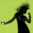 Pixelated figure in black dress holding white object against green background, with green text on orange reading "Ahhhh... PAI" and "good times. good times. and really good times..."